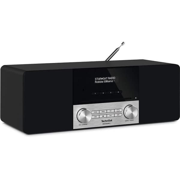 Stereoradio - TechniSat - DIGITRADIO 3 - DAB+/UKW - Bluetooth - Svart aluminium
