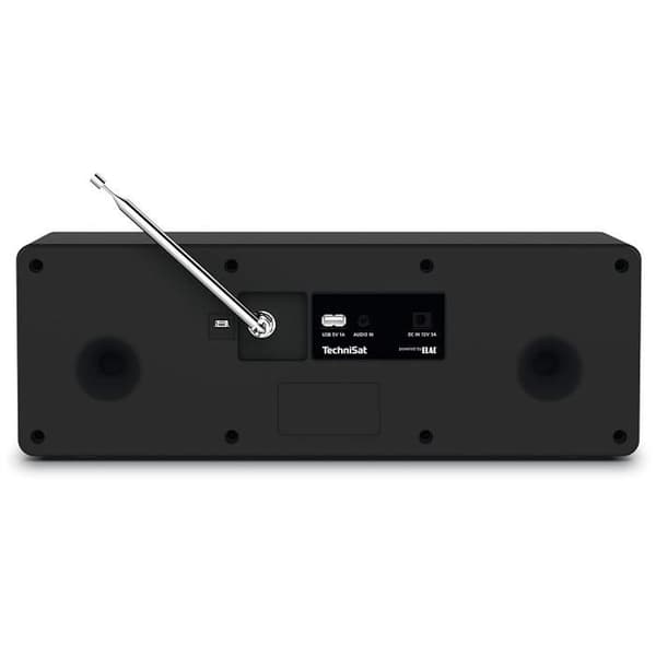 Stereoradio - TechniSat - DIGITRADIO 3 - DAB+/UKW - Bluetooth - Svart aluminium
