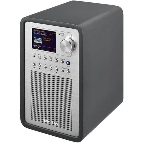 SANGEAN WFR-70 Internetradio - DAB+ - FM-RDS - USB - Stereo - 2,4" LCD-skärm