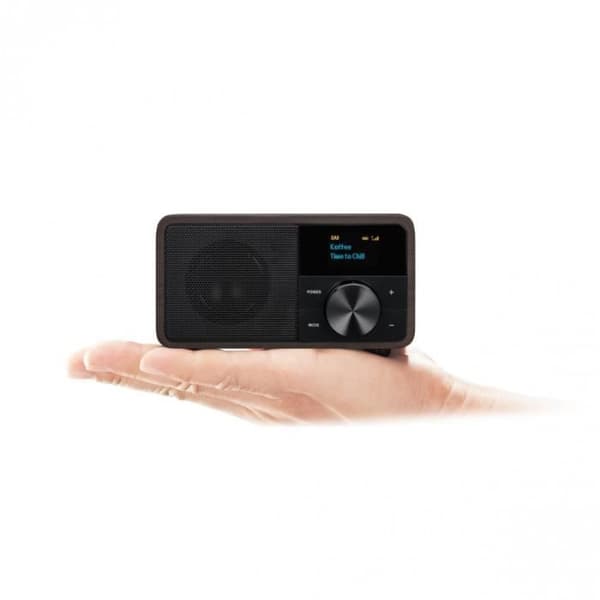 DAB+ radio - SANGEAN - ÄKTA MINI DAB+ (DDR-7) - Bluetooth - AUX in - Träfodral