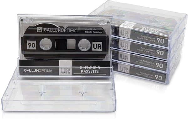 Walkman - CD-spelare - Gallunoptimal kassett - GOUR90P5 - UR90 Parti med 20 tomma ljudkassetter 90 min