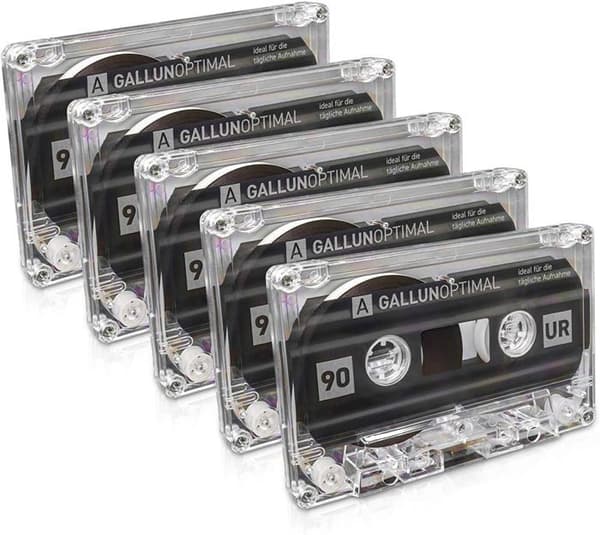 Walkman - CD-spelare - Gallunoptimal kassett - GOUR90P5 - UR90 Parti med 20 tomma ljudkassetter 90 min