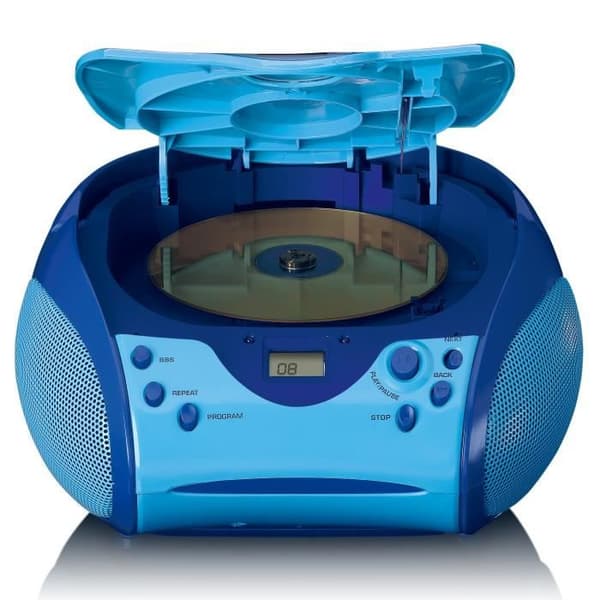 Lenco SCD-24BU barn - Bärbar radio med CD-spelare - Blå