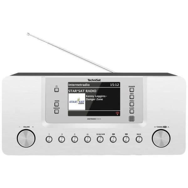 TechniSat Digitradio 574 IR Internet bordsradio DAB+, FM AUX, Bluetooth, internetradio, USB silver