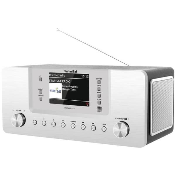 TechniSat Digitradio 574 IR Internet bordsradio DAB+, FM AUX, Bluetooth, internetradio, USB silver