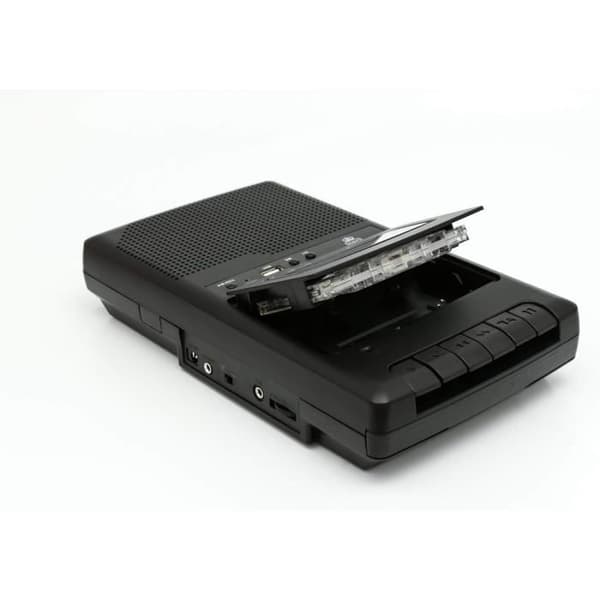 GPO CRS132 USB Kassettbandspelare med Inbyggd Extern Mikrofon