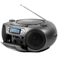Miniatyrbild 3 av 4: Aiwa BBTC-550MG Grå bärbar CD-spelare med radio, kassett, Bluetooth och USB