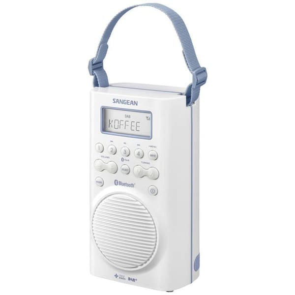 Fickradio - SANGEAN - H 205 BT - Bluetooth - Vattentät - DAB+ och FM