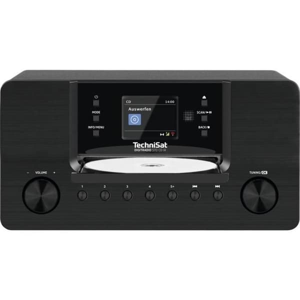 Radio-CD-spelare - TechniSat - DIGITRADIO 570 - DAB+ - FM - Internet