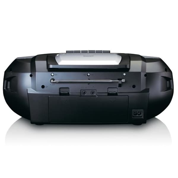 Lenco SCD-720SI - Bärbar DAB+/FM-radio med Bluetooth®, CD-spelare, kassetter och USB - Silver
