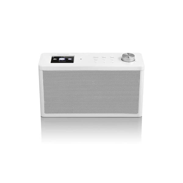 Bärbar radio - Lenco - KCR-2014 - Vit - FM-radio - Kompakt och lätt