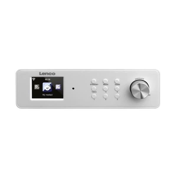 Bärbar radio - Lenco - KCR-2014 - Vit - FM-radio - Kompakt och lätt