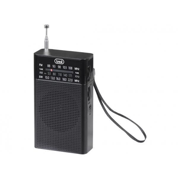 Bärbar radio - Trévi - RA 7F15 - Analog - AM/FM/SW - Färg Svart