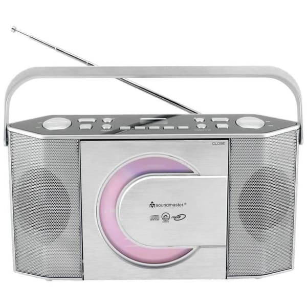 soundmaster RCD1755SI FM radio CD-spelare, FM silver