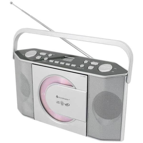 soundmaster RCD1755SI FM radio CD-spelare, FM silver