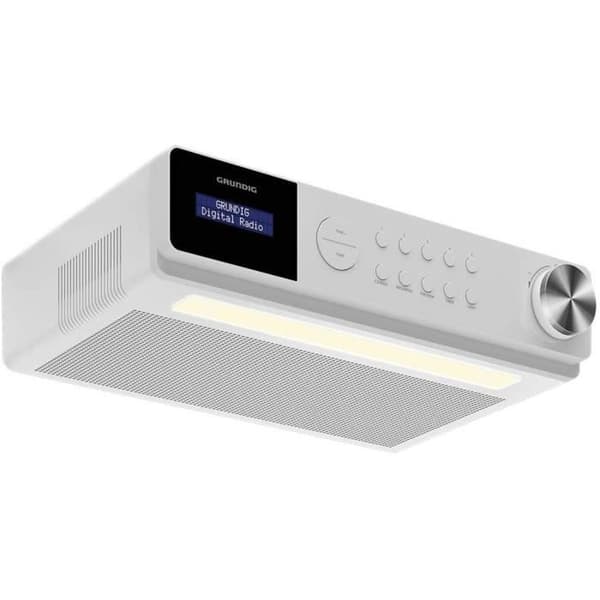 DAB+ portabel radio - Grundig - DKR 1000 BT - Bluetooth - Vit - Bluetooth kompatibel