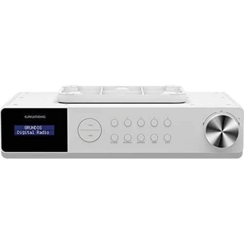 DAB+ portabel radio - Grundig - DKR 1000 BT - Bluetooth - Vit - Bluetooth kompatibel