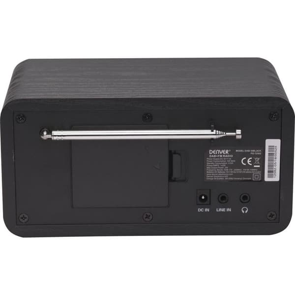 Bärbar radio - Denver - DAB-30BLACK - DAB+ - FM - 1W RMS - Svart