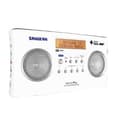 Miniatyrbild 4 av 5: DAB portabel radio - SANGEAN - DPR-25+ - 2 W - Vit - LCD