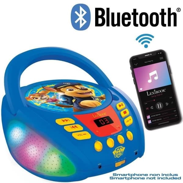Ryhmä Hau Bluetooth CD-soitin valoefekteillä