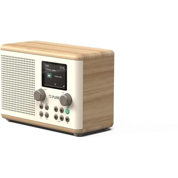 Digitalradio - PURE - Classic H4 - Bomull Vit/Ek