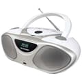 Miniatyrbild 2 av 3: Blaupunkt BB14WH, 2 W, CD-brännare, Silver, Vit, LCD, Elnät, Batteri-Batteri, 230 mm