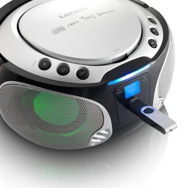 Lenco Radio och CD-spelare SCD-550 Silver