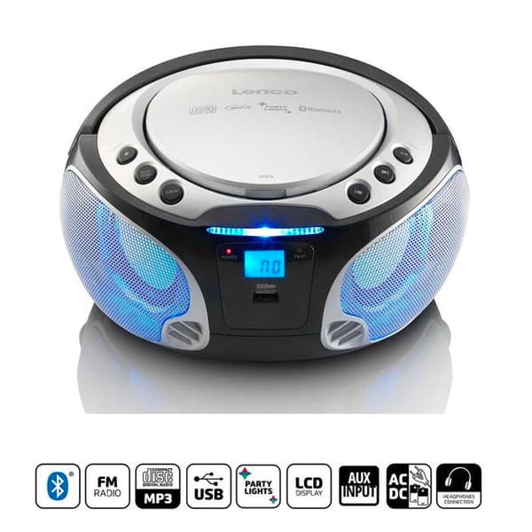 Lenco Radio och CD-spelare SCD-550 Silver