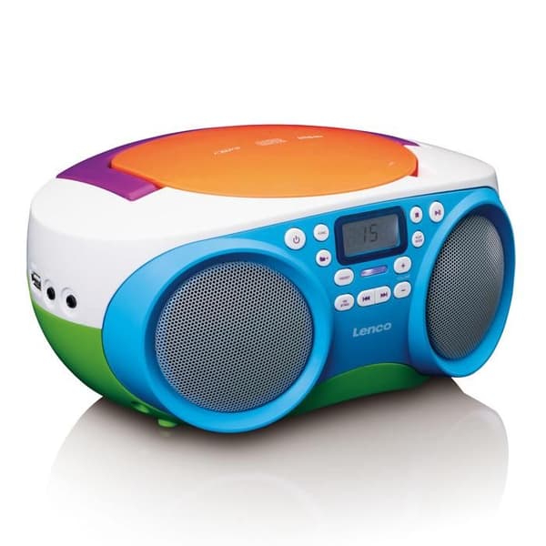 Radio CD MP3-spelare - Lenco - SCD-41 - Flerfärgad - USB - Portabel
