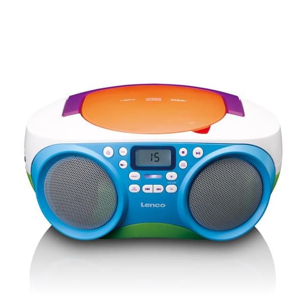 Radio CD MP3-spelare - Lenco - SCD-41 - Flerfärgad - USB - Portabel