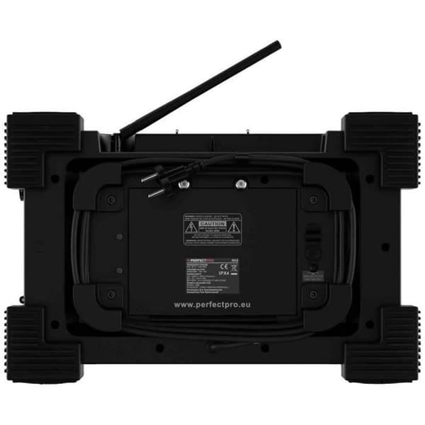 Byggplatsradio - PerfectPro - RockHart - DAB+, FM - Bluetooth, NFC - USB, AUX