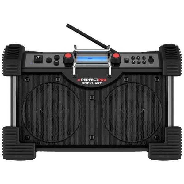 Byggplatsradio - PerfectPro - RockHart - DAB+, FM - Bluetooth, NFC - USB, AUX
