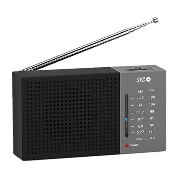 Transistorradio - SPC - Jetty Lite 4584N - AM/FM - Grå färg - Bärbar