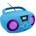 Miniatyrbild 2 av 4: BIGBEN CD61BLUSB bärbar radio Cd usb blå + lysande högtalare