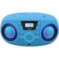 Miniatyrbild 1 av 4: BIGBEN CD61BLUSB bärbar radio Cd usb blå + lysande högtalare