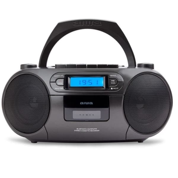 Radio-kassett Aiwa BBTC550BK 6W Svart
