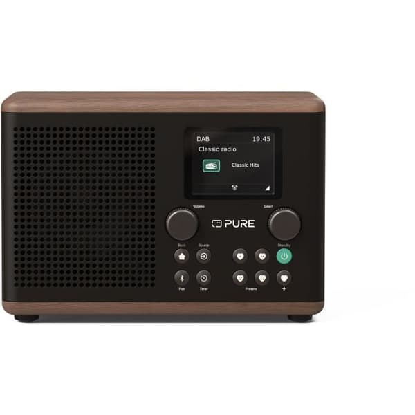 Radio digital - PURE - Classic H4 - Café Noir/Noyer