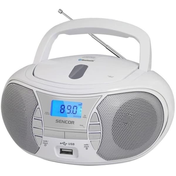 CD-radio - SENCOR - SPT 2700 WH - 3 W - CD / Bluetooth / MP3 - Vit