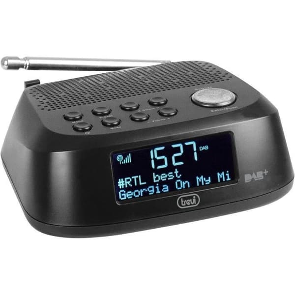 Trevi RC 80D4 DAB Digital väckarklocka med DAB-mottagare