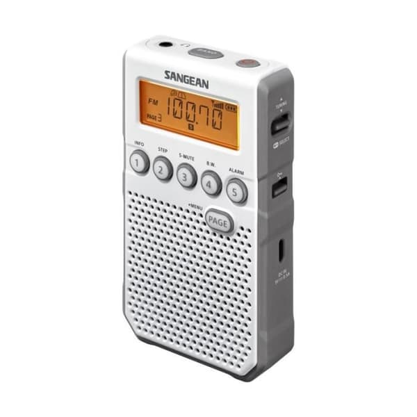 Bärbar radio - SANGEAN - POCKET 800 - AM/FM - 40 förinställningar - Kvalitetshögtalare