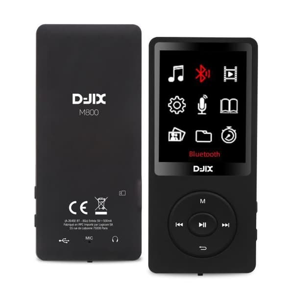 MP4-spelare - LOGICOM - M800 - 8 GB - Bluetooth - 2.4'' - 300 mAh - USB-C