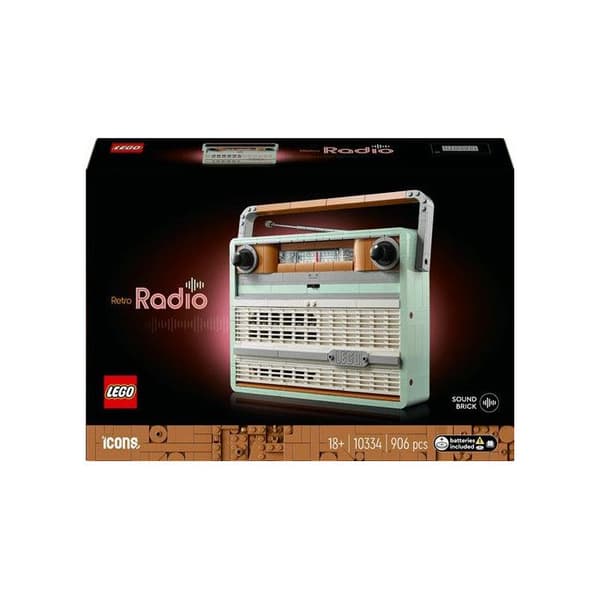 LEGO® Ikoner 10334 Den retro radion Exclusivitet Fnac