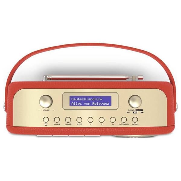 TechniSat TRANSITA 130, röd bordradio DAB+, FM röd