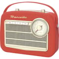 Miniatyrbild 1 av 3: TechniSat TRANSITA 130, röd bordradio DAB+, FM röd