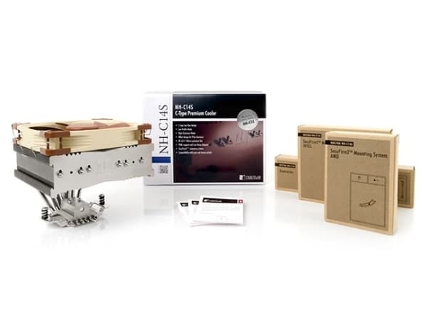 Noctua NH-CS14 - Processorkylare - (för: LGA1156, AM2, AM2+, AM3, LGA1155, AM3+, LGA2011, FM1, FM2, LGA1150, FM2+, LGA2011-3, LGA1151, AM4, LGA1200)