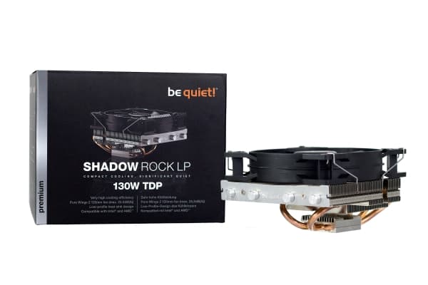 be quiet! Shadow Rock LP Processor Kylare 12 cm Svart, Koppar, Silver Svart, Koppar, Silver