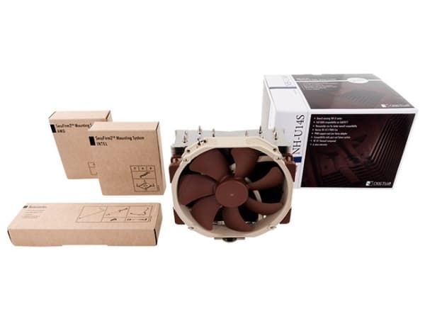 Noctua NH-U14S - Processorkylare - (för: LGA1156, AM2, AM2+, AM3, LGA1155, AM3+, LGA2011, FM1, FM2, LGA1150, LGA1151, AM4, LGA1200) - aluminium och k