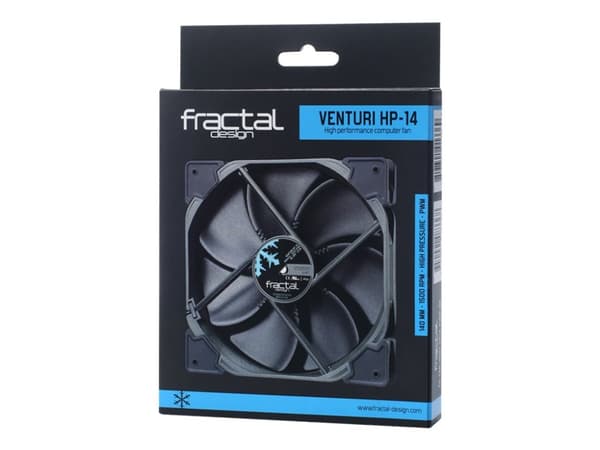 Fractal Design Venturi Series - Kabinettvifte - 140 mm - svart Sort, Grå