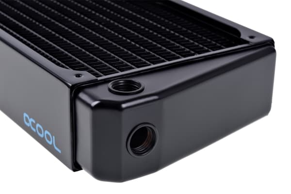 Alphacool NexXxoS XT45 Full Copper X-Flow, Jäähdytin, Messinki, Kupari, Terästä, Musta, 12 cm, 124 mm, 532 mm