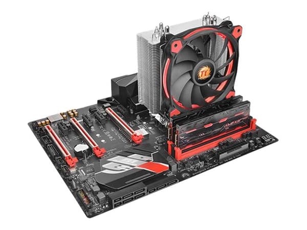 Thermaltake Riing Silent 12 - Prosessorkjøler - (for: LGA775, LGA1156, AM2, AM2+, LGA1366, AM3, LGA1155, AM3+, LGA2011, FM1, FM2, LGA1150, LGA2011-3,
